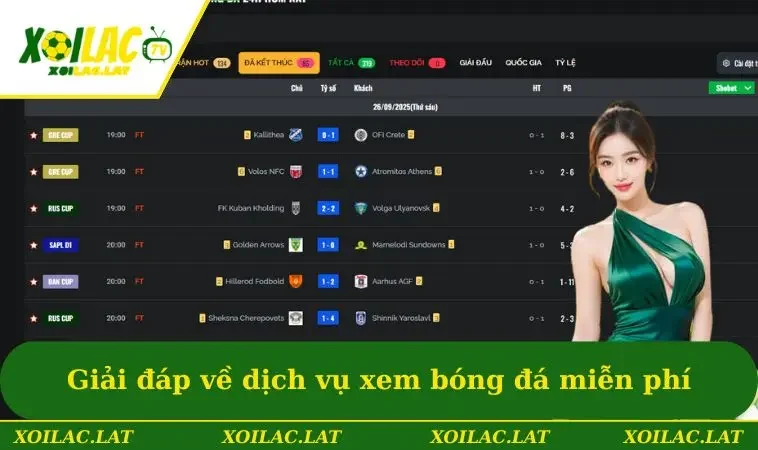 XOILAC | XOILACTV - Xem Trực Tiếp Bóng Đá XOILAC TV Miễn Phí 2025 31 Giải đáp thắc mắc về dịch vụ xem bóng đá miễn phí