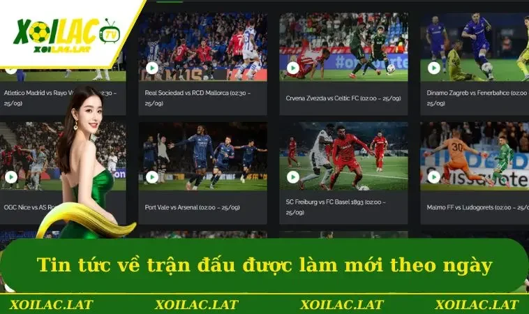 XOILAC | XOILACTV - Xem Trực Tiếp Bóng Đá XOILAC TV Miễn Phí 2025 29 Tin tức về trận đấu được làm mới theo ngày